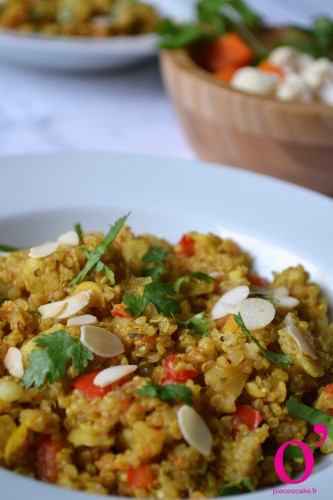 Curry de quinoa aux légumes