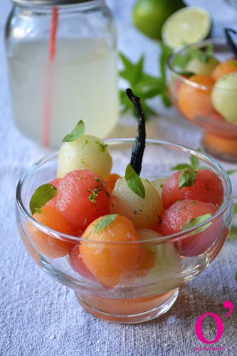 Salade fraîcheur aux melons
